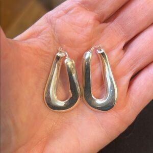 Sterling Silver Twisted Earrings
